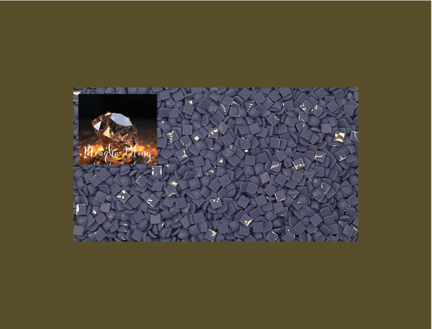 Pixel Drip - Diamond Painting Squares - BLUE