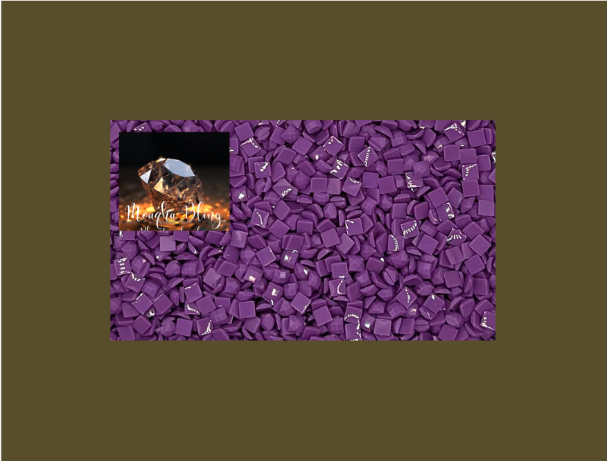 Pixel Drip - Diamond Painting Squares - PURPLE