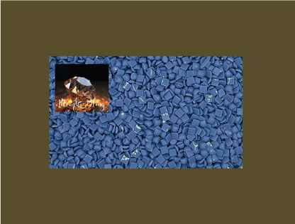 Pixel Drip - Diamond Painting Squares - BLUE