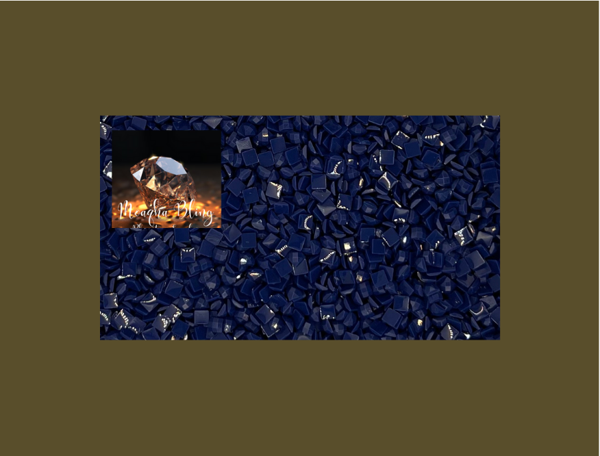 Pixel Drip - Diamond Painting Squares - BLUE