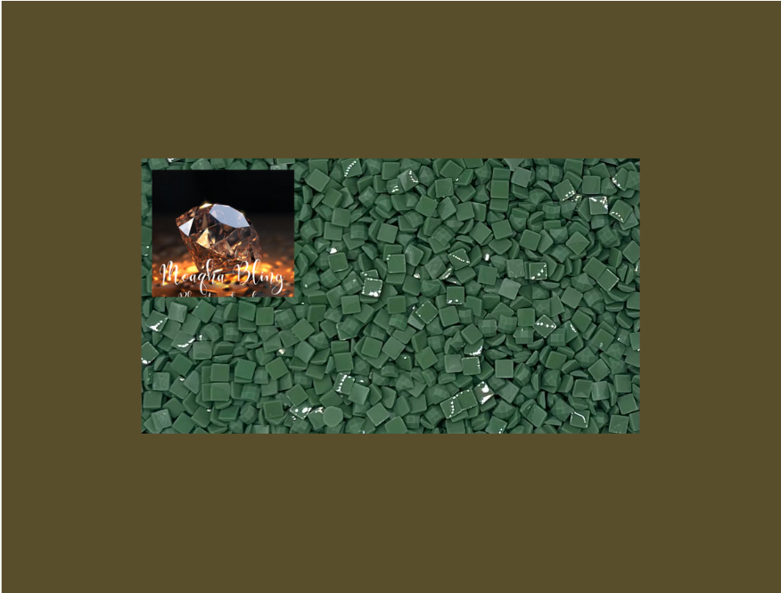 Pixel Drip - Diamond Painting Squares - GREEN
