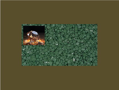 Pixel Drip - Diamond Painting Squares - GREEN