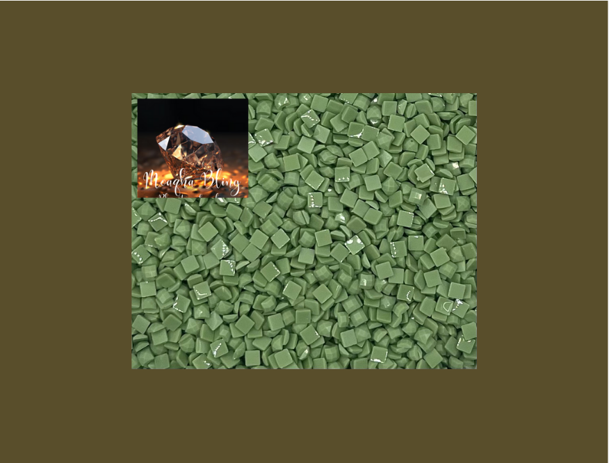 Pixel Drip - Diamond Painting Squares - GREEN