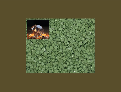 Pixel Drip - Diamond Painting Squares - GREEN