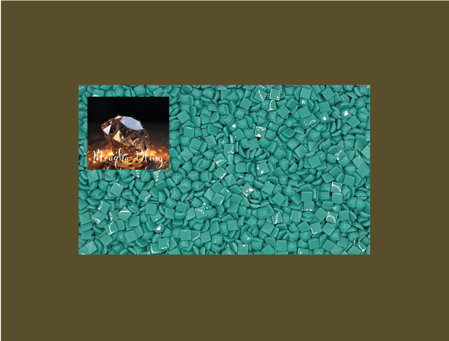 Pixel Drip - Diamond Painting Squares - BLUE