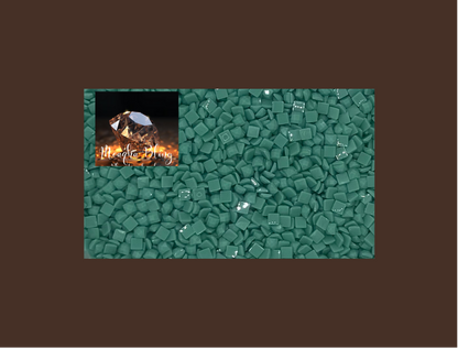 Pixel Drip - Diamond Painting Squares - GREEN