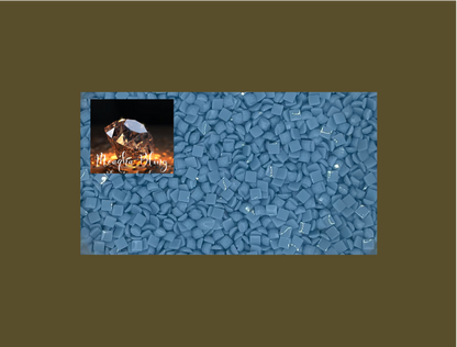 Pixel Drip - Diamond Painting Squares - BLUE