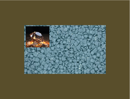 Pixel Drip - Diamond Painting Squares - BLUE