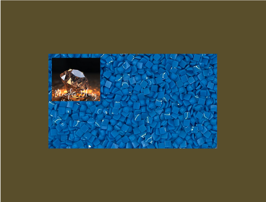 Pixel Drip - Diamond Painting Squares - BLUE
