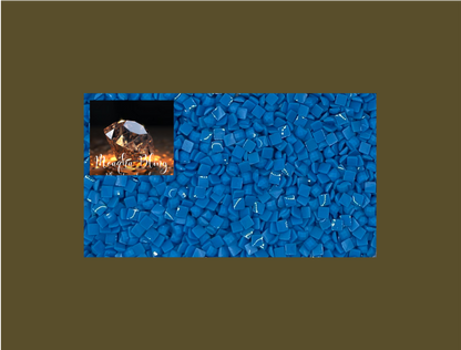 Pixel Drip - Diamond Painting Squares - BLUE