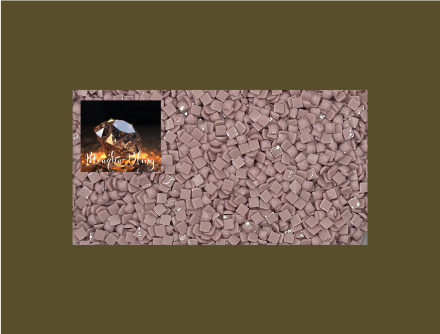 Pixel Drip - Diamond Painting Squares - BROWN