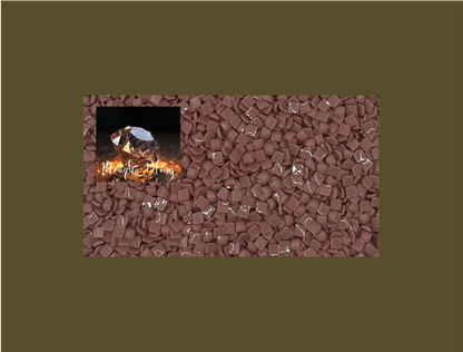 Pixel Drip - Diamond Painting Squares - BROWN
