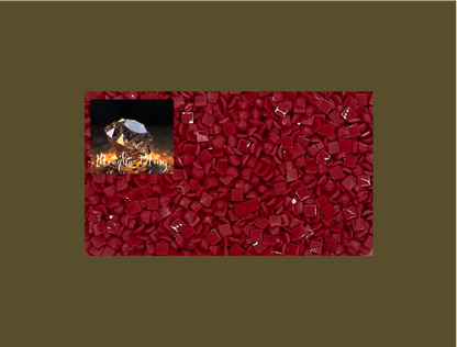 Pixel Drip - Diamond Painting Squares - RED