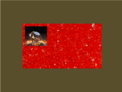 Pixel Drip - Diamond Painting Squares - RED