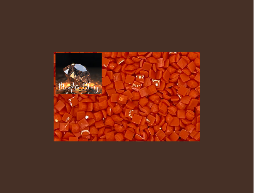 Pixel Drip - Diamond Painting Squares - ORANGE