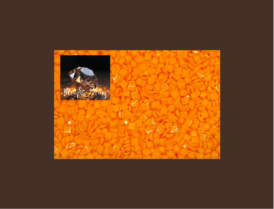 Pixel Drip - Diamond Painting Squares - ORANGE