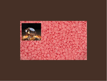 Pixel Drip - Diamond Painting Squares - ORANGE