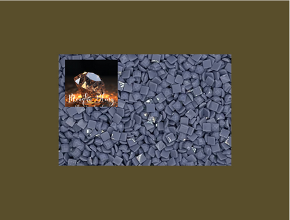 Pixel Drip - Diamond Painting Squares - BLUE