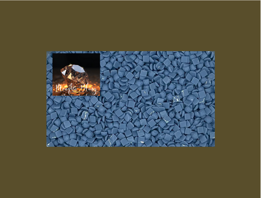 Pixel Drip - Diamond Painting Squares - BLUE