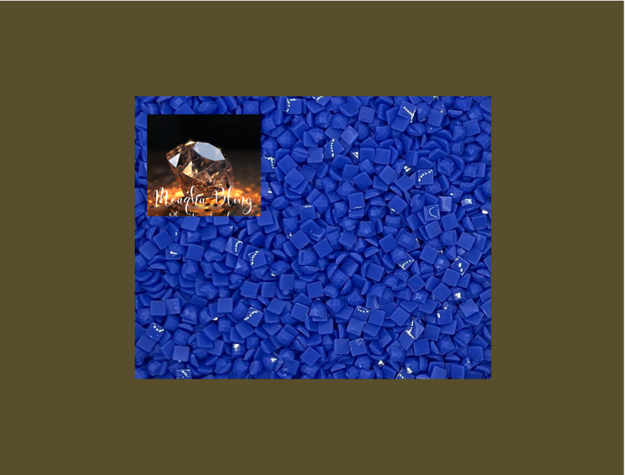 Pixel Drip - Diamond Painting Squares - BLUE