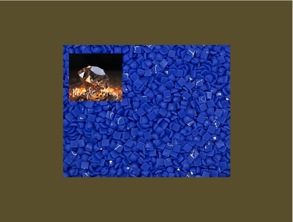 Pixel Drip - Diamond Painting Squares - BLUE