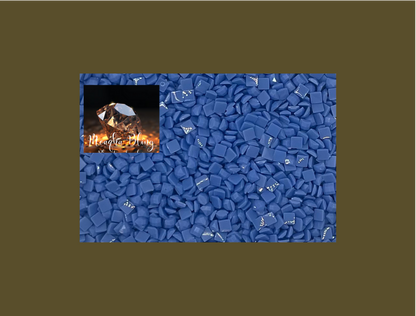 Pixel Drip - Diamond Painting Squares - BLUE