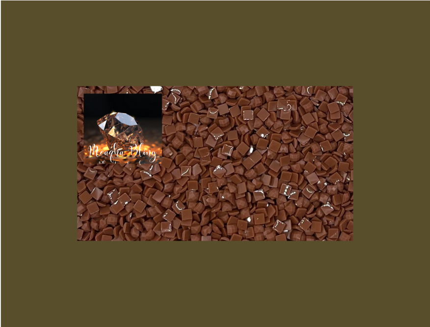 Pixel Drip - Diamond Painting Squares - BROWN