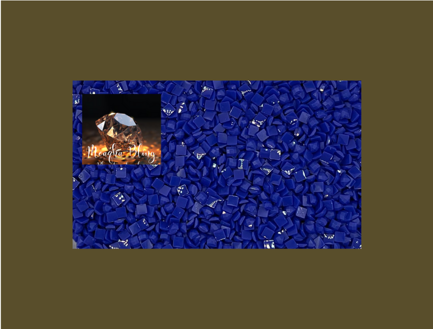 Pixel Drip - Diamond Painting Squares - BLUE