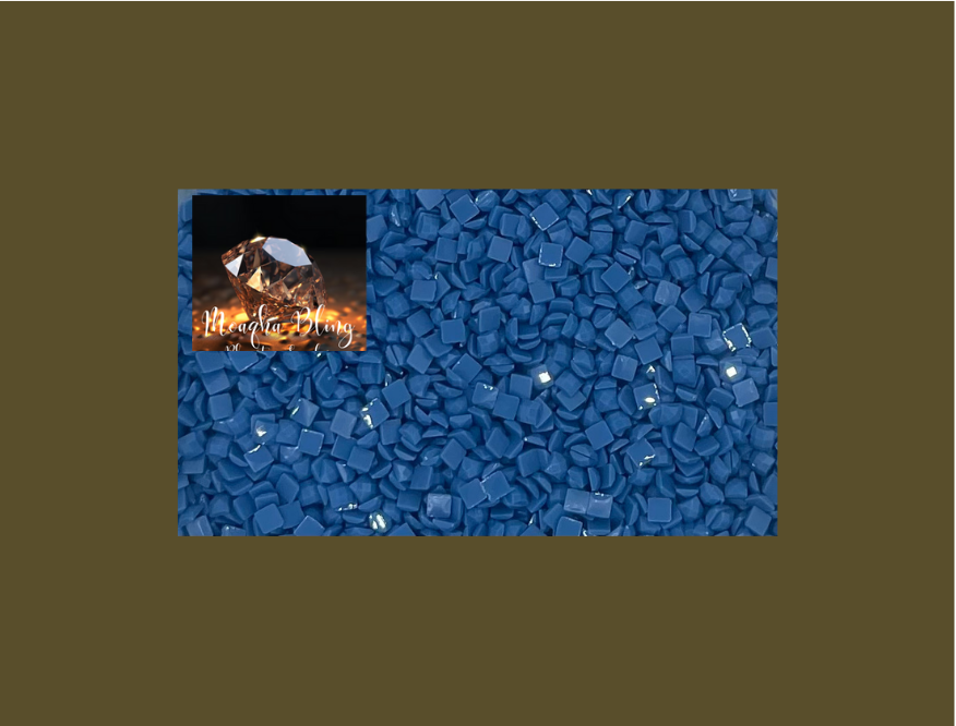 Pixel Drip - Diamond Painting Squares - BLUE