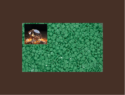 Pixel Drip - Diamond Painting Squares - GREEN