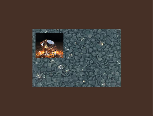 Pixel Drip - Diamond Painting Squares - BLACK / GRAY