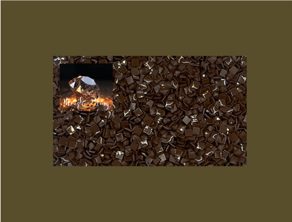 Pixel Drip - Diamond Painting Squares - BROWN