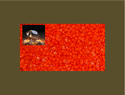 Pixel Drip - Diamond Painting Squares - ORANGE