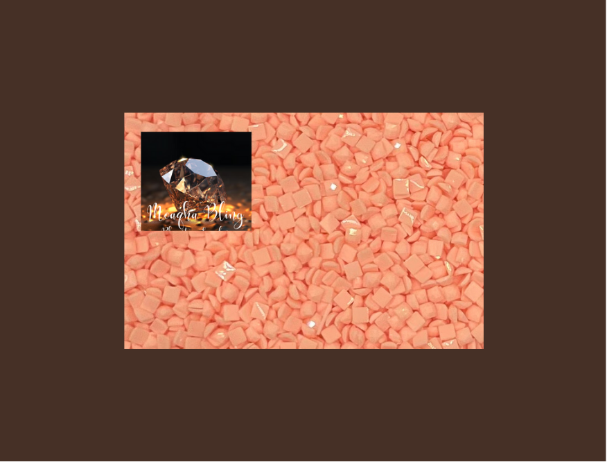 Pixel Drip - Diamond Painting Squares - ORANGE