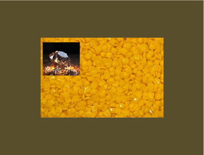 Pixel Drip - Diamond Painting Squares - GOLD / YELLOW