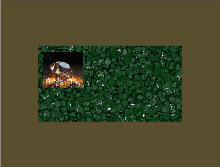 Pixel Drip - Diamond Painting Squares - GREEN