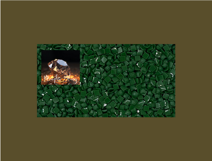 Pixel Drip - Diamond Painting Squares - GREEN
